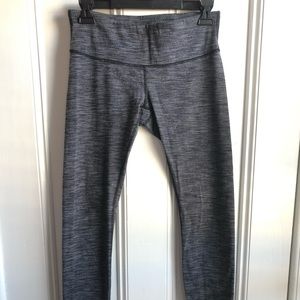 Lululemon heathered Gray wunder under leggings